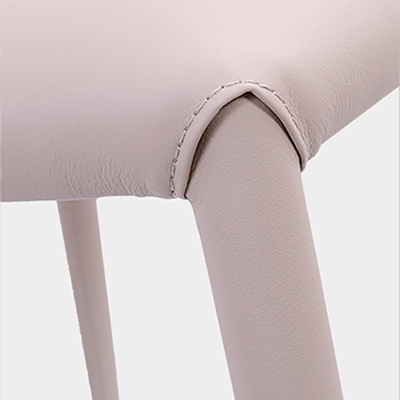 Minimalist Style Armless Solid Back Side Chairs Leather Dining Chairs for Home Clearhalo ' kitchen&dining_furn' 'Dining Chairs' 'Dining Tables & Seating' 'dining_chair' 'furn' 'furn_dining_chair' 'Furniture' 'furniture_dining_chair' 'Kitchen & Dining Furniture' 'kitchen' 1200x1200_19dcc709-00ad-4c5c-83f2-15b6b3d2cf8b