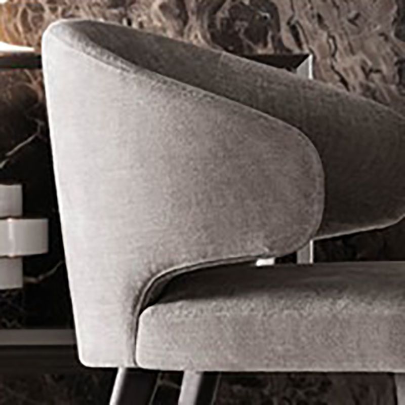 Contemporary Dining Room Solid Wood Dining Chair Wingback Arm Chair in Black Clearhalo 'Dining Chairs' 'Dining Tables & Seating' 'dining_chair' 'furn' 'furn_dining_chair' 'Furniture' 'furniture_dining_chair' 'Kitchen & Dining Furniture' 1200x1200_19dda484-dafb-46ec-b6d0-53c32555aec6