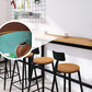 Rectangular Bar Height Table Industrial Style Bar Table with Trestle Base Clearhalo 'Bar Furniture' 'Bar Tables' 'bar_tables' 'furn' 'furn_bar_tables' 'Furniture' 'Kitchen & Dining Furniture' 1200x1200_19e0a6bd-f867-42bc-bc3d-d45b1243f39e