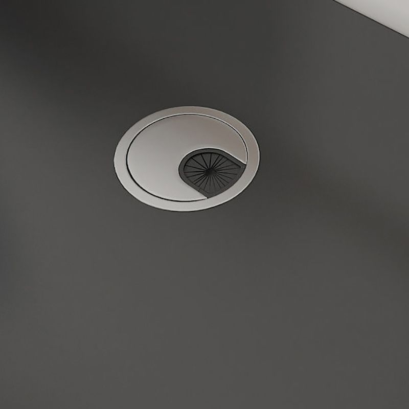 Contemporary Wooden Computer Desk Bedroom Office Desk with Cable Management Clearhalo 'furn' 'furn_office_desk' 'Furniture' 'Office Desks' 'Office Furniture' 'office_desk' 1200x1200_19e1ae1d-8589-44f8-8e61-cc4caead7c6b