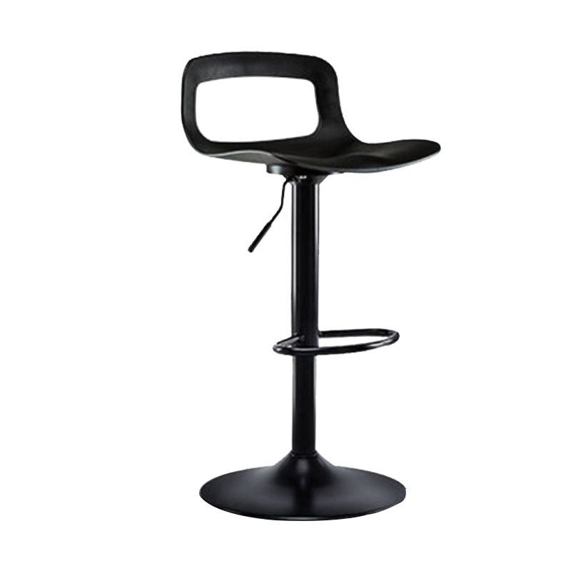 Contemporary Metal Bar Stool Backrest Adjustable Counter Stool Clearhalo 'Bar Furniture' 'Bar Stools' 'bar_stools' 'furn' 'furn_bar_stools' 'Furniture' 'Kitchen & Dining Furniture' 1200x1200_19e3e14e-5695-48e9-9586-59f217a98db6