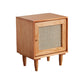 Solid Wood Bed Nightstand Modern Bedside Cabinet for Bedroom