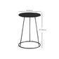 Mid-Century Modern Iron Coffee Table Set Black Finish Round Cocktail Table Clearhalo 'Coffee & Accent Tables' 'Coffee Tables' 'coffee_tables' 'furn' 'furn_coffee_tables' 'Furniture' 'Living Room Furniture' 1200x1200_19e42fd7-bee1-4c01-b7ed-a88ded62bd4e