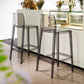 Scandinavian Armless Bar Stool Acrylic Low Back Counter Stool Clearhalo 'Bar Furniture' 'Bar Stools' 'bar_stools' 'furn' 'furn_bar_stools' 'Furniture' 'Kitchen & Dining Furniture' 1200x1200_19e9950f-4c32-4b5c-92db-82ab1fc1f925