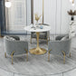 Contemporary Round Dining Table Sintered Stone Dining Table with Tulip Base Clearhalo ' dining_table' 'Dining Tables & Seating' 'Dining Tables' 'Furniture' 'furniture_dining_table' 'Kitchen & Dining Furniture' 'kitchen&dining_furn' 'kitchen' 'kitchen_dining_table' 1200x1200_19e9a3a8-d124-4077-802a-15c8031f4b19