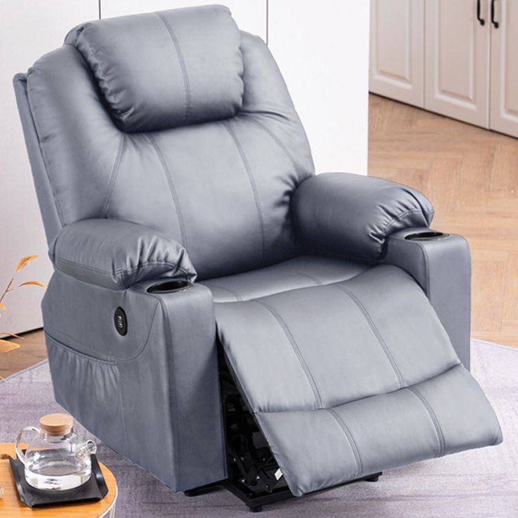 Power-Remote Type Standard Recliner Swivel Base Recliner Chair Clearhalo 'Chairs & Seating' 'furn' 'furn_recliners' 'Furniture' 'Living Room Furniture' 'Recliners' 1200x1200_19ea6b74-9d35-4d3e-b9b4-337d7164a797