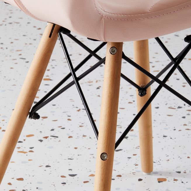 Home Contemporary Side Chair Wingback Upholstered Wood Dining Room Chair Clearhalo ' kitchen&dining_furn' 'Dining Chairs' 'Dining Tables & Seating' 'dining_chair' 'Furniture' 'furniture_dining_chair' 'Kitchen & Dining Furniture' 'kitchen' 1200x1200_19f094d2-63d8-49e0-8c6b-14d66e8286df