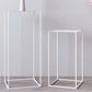 Square Metallic End Table Set Minimalist Frame Sofa Side Table