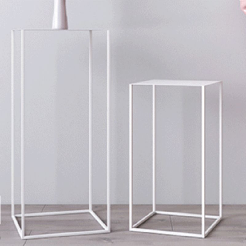 Square Metallic End Table Set Minimalist Frame Sofa Side Table