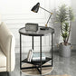 Contemporary Side Table Metal Accent Side Table for Living Room