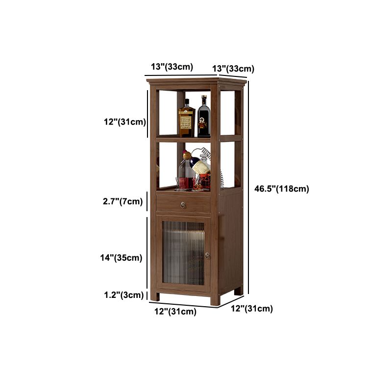 Wood Modern Wine Rack-12.4"L X 13.2"W Wine Rack Holder in Brown Clearhalo 'furn' 'furn_wine_racks' 'Furniture' 'Kitchen & Dining Furniture' 'Wine Racks' 'wine_racks' 1200x1200_19f7413e-3280-432a-a1ce-acf3749d4b06