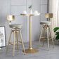 Glam Rectangle Faux Marble Bar Dining Table Gold Indoor Bistro Table with Trestle Pedestal Clearhalo 'Bar Furniture' 'Bar Tables' 'bar_tables' 'furn' 'furn_bar_tables' 'Furniture' 'furniture_bar_tables' 'Kitchen & Dining Furniture' 'kitchen&dining_furn' 'kitchen' 1200x1200_19fbedc5-46c0-4c07-bffa-bbccb9246604