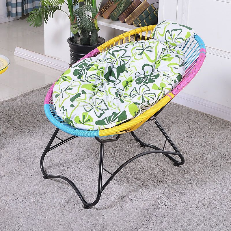 Iron Base Rocking Chair Lounge Simple Plastic Material Chair for Living Room Clearhalo 'Chairs & Seating' 'furn' 'furn_rocking_chairs' 'Furniture' 'Living Room Furniture' 'Rocking Chairs' 'rocking_chairs' 1200x1200_19fc4d9a-de16-40a3-bee4-d2a6ee9dea32
