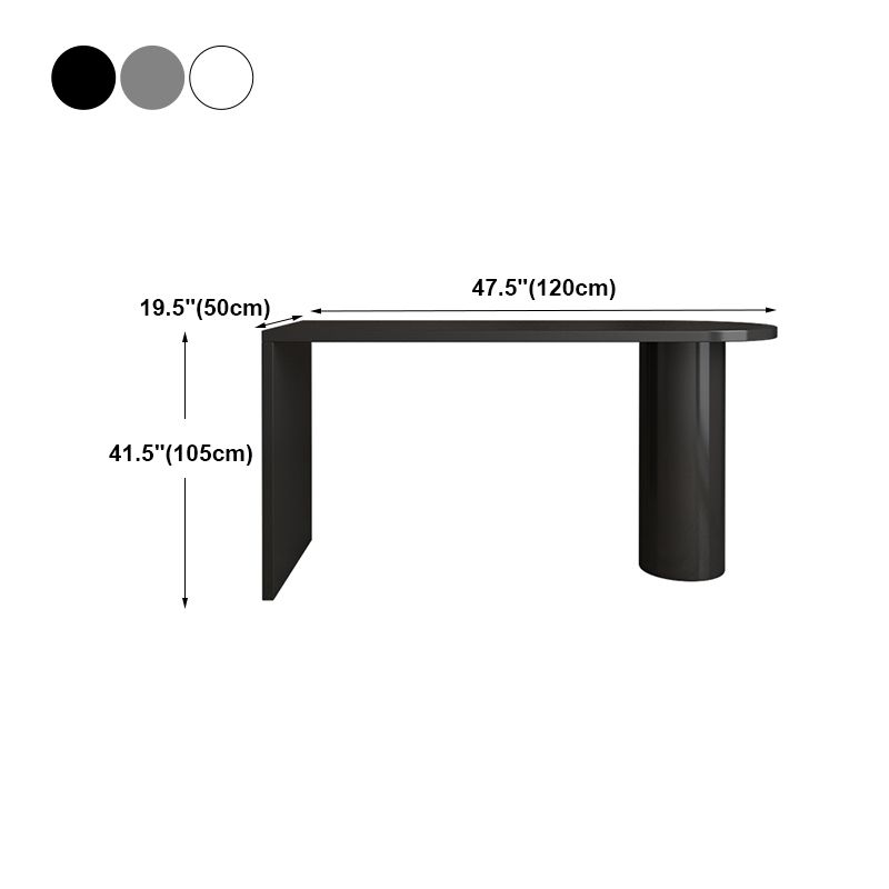 Industrial Style Iron Bar Table Wood Specialty Top 41.3"H Bistro Table for Living Room Clearhalo 'Bar Furniture' 'Bar Tables' 'bar_tables' 'furn' 'furn_bar_tables' 'Furniture' 'furniture_bar_tables' 'Kitchen & Dining Furniture' 1200x1200_19fed9ed-a3e9-40ea-916c-900053ced339