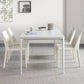 Modern White Stone Table 4 Legs Rectangle Dining Table for Kitchen Clearhalo 'Dining Tables & Seating' 'Dining Tables' 'dining_table' 'Furniture' 'furniture_dining_table' 'Kitchen & Dining Furniture' 'kitchen' 'kitchen_dining_table' 1200x1200_19ffa775-1cf7-4e3b-97c8-4197f42790f0