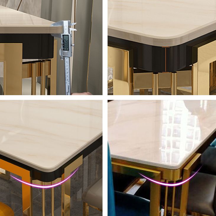 Metal Traditional Luxury Rectangular Dining Table Sintered Stone Table with Legs Clearhalo ' dining_table' 'Dining Tables & Seating' 'Dining Tables' 'furn' 'furn_dining_table' 'Furniture' 'furniture_dining_table' 'Kitchen & Dining Furniture' 'kitchen&dining_furn' 'kitchen' 'kitchen_dining_table' 1200x1200_1a0241f7-5be9-4ca2-9c1b-5721fbef160d