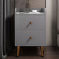 2 Drawers Bedside Cabinet Glam Legs Included Nightstand ,18.1" Tall Clearhalo 'Bedroom Furniture' 'furn' 'furn_night_stand' 'Furniture' 'night_stand' 'Nightstands' 1200x1200_1a025c0c-50b0-4815-80d2-633891f7c786