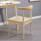 Glam Wood Chair Open Back Dining Side Chair for Dining Room 16.5"x16.9"x30" Clearhalo 'Dining Chairs' 'Dining Tables & Seating' 'dining_chair' 'furn' 'furn_dining_chair' 'Furniture' 'furniture_dining_chair' 'Kitchen & Dining Furniture' 1200x1200_1a034b1a-4fc2-444c-8b93-0f3c9213a102