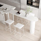 Industrial Stone Indoor Bar Height Table Double Pedestal Bar Dining Table Clearhalo 'Bar Furniture' 'Bar Tables' 'bar_tables' 'furn' 'furn_bar_tables' 'Furniture' 'Kitchen & Dining Furniture' 1200x1200_1a04e246-0958-4abe-ab51-3a0b9358db97