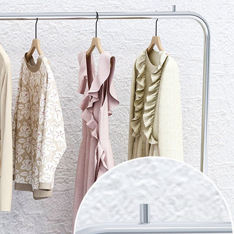 Industry Style Coat Rack Hanging Rail Metal Living Room Coat Hanger