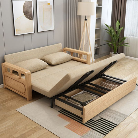 Scandinavo pieghevole futon dormiente divano piazza armi futon e materasso
