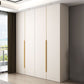 Moderne scharnierende garderobe -kast Wit gemanipuleerde houten garderobe armoire