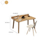 Contemporary Office Desk Parsons Writing Desk with Wooden Legs Clearhalo 'furn' 'furn_office_desk' 'Furniture' 'Office Desks' 'Office Furniture' 'office_desk' 1200x1200_1a08b8b4-36c8-427b-8bb7-5b4cb82c6d97