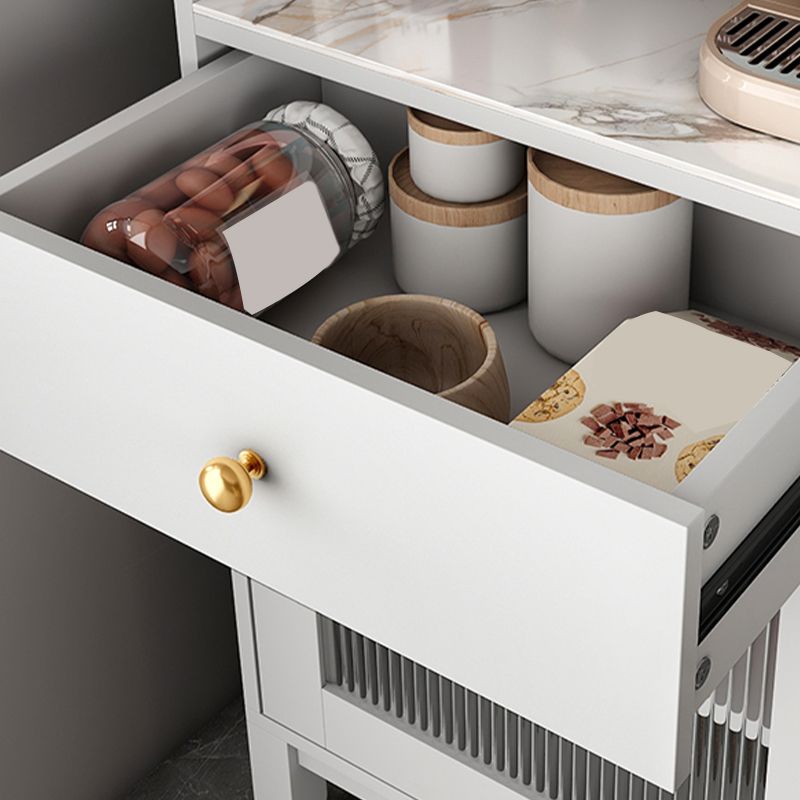 Moderni moderni mobili server server buffet sideboard con luci a LED