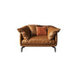 Brown Leather/Faux Leather Sectional Pillow Top Arm for Living Room Clearhalo 'furn' 'furn_sectionals' 'Furniture' 'furniture_sectionals' 'kitchen' 'kitchen_sectionals' 'Living Room Furniture' 'Sectionals' 1200x1200_1a0d37b4-13d9-4f21-9aec-55c98cbdf5eb