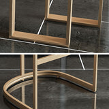 Luxury rechthoek pubtafel set 1/2/5 stuks sintered stenen aanrechttafel met hoge ontlasting