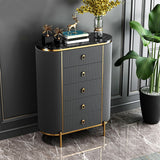 Modern Style Stone Buffet Sideboard 31.5"W Dining Room Buffet Server with Drawer Clearhalo 'buffet_sideboard' 'Buffets & Sideboards' 'Furniture' 'furniture_buffet_sideboard' 'Kitchen & Dining Furniture' 1200x1200_1a0eef73-bd66-4b4a-94ca-7a287fae0729