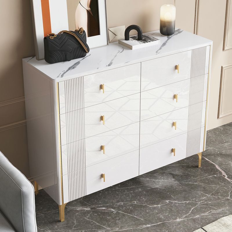 Glam Stone Bedroom Chest Horizontal Storage Chest with Drawers Clearhalo 'Bedroom Furniture' 'Dressers & Chests' 'dressers_chests' 'furn' 'furn_dressers_chests' 'Furniture' 1200x1200_1a15f3a1-fd86-443f-b881-625e6be1d780