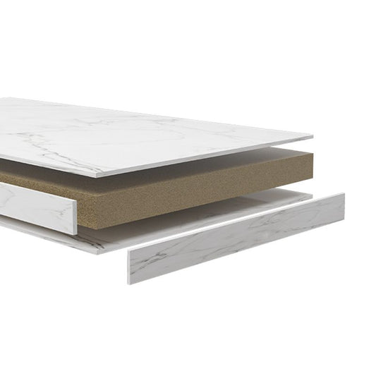 Mesas de 2 piezas Tablas de tabla de café redondas de pizarra