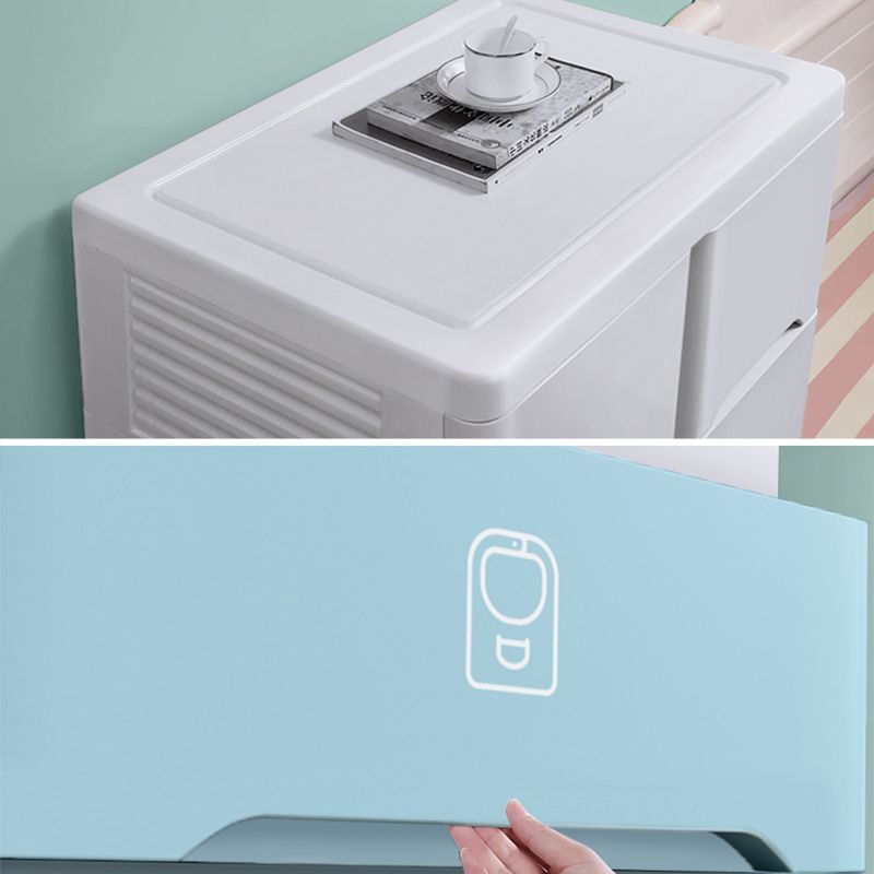 Pink and Blue Non-Hanging Armoire Modern Plastic Storage Cabinet with Drawers Clearhalo 'Armoires & Wardrobes' 'armoires_wardrobes' 'Bedroom Furniture' 'furn' 'furn_armoires_wardrobes' 'Furniture' 1200x1200_1a1721e2-cac1-4910-b6ba-ea4abf2f7ff7