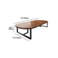 Industrial Oval Solid Wood Desk Brown Office Writing Desk Explain Chair Clearhalo 'furn' 'furn_office_desk' 'Furniture' 'Office Desks' 'Office Furniture' 'office_desk' 1200x1200_1a18c2b0-e96a-4d5e-8004-ae6c5234fd65