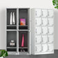 Modern Style Metal Wardrobe White Colour Wardrobe Closet for Home