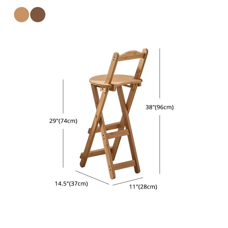 Indoor Minimalism Bar Stool Armless Wood Backrest Folding Counter Stool Clearhalo 'Bar Furniture' 'Bar Stools' 'bar_stools' 'furn' 'furn_bar_stools' 'furniture_bar_stools' 'Kitchen & Dining Furniture' 'kitchen&dining_furn' 'kitchen' 'kitchen_furn' Furniture' 1200x1200_1a1aecf5-2f30-49fa-9da7-a27bd70cd9aa