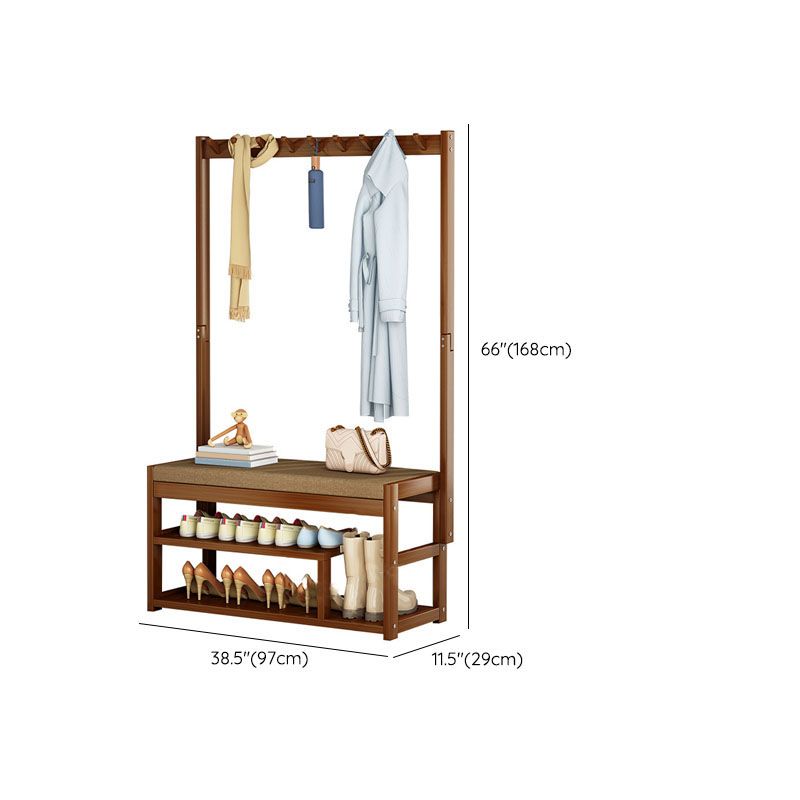 Wooden Coat Hanger Modern Style Simple Household Floor Coat Rack Clearhalo 'Entry & Mudroom Furniture' 'furn' 'furn_hall_tree_coat_racks' 'Furniture' 'Hall Trees & Coat Racks' 'hall_tree_coat_racks' 1200x1200_1a1b5fc0-e127-41fb-880f-78e34d09657a