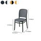 Contemporary Style Armless Chair Plastic Open Back Side Chair for Restaurant Bedroom Clearhalo 'Dining Chairs' 'Dining Tables & Seating' 'dining_chair' 'furn' 'furn_dining_chair' 'Furniture' 'Kitchen & Dining Furniture' 1200x1200_1a1c69b9-2e04-4a5a-a734-6195cea839d9
