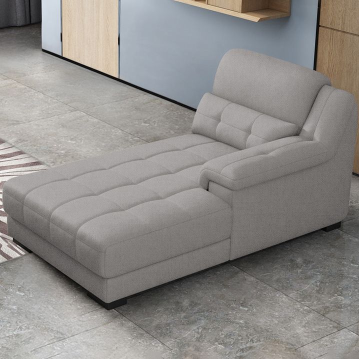 Modern Upholstered Chaise Lounge Couch Linen Blend Chaise Lounge Chair Clearhalo 'Chairs & Seating' 'Chaise Lounge' 'chaise_lounge' 'furn' 'furn_chaise_lounge' 'Furniture' 'Living Room Furniture' 1200x1200_1a1c7e3f-7030-45ca-95ff-b668068135b7