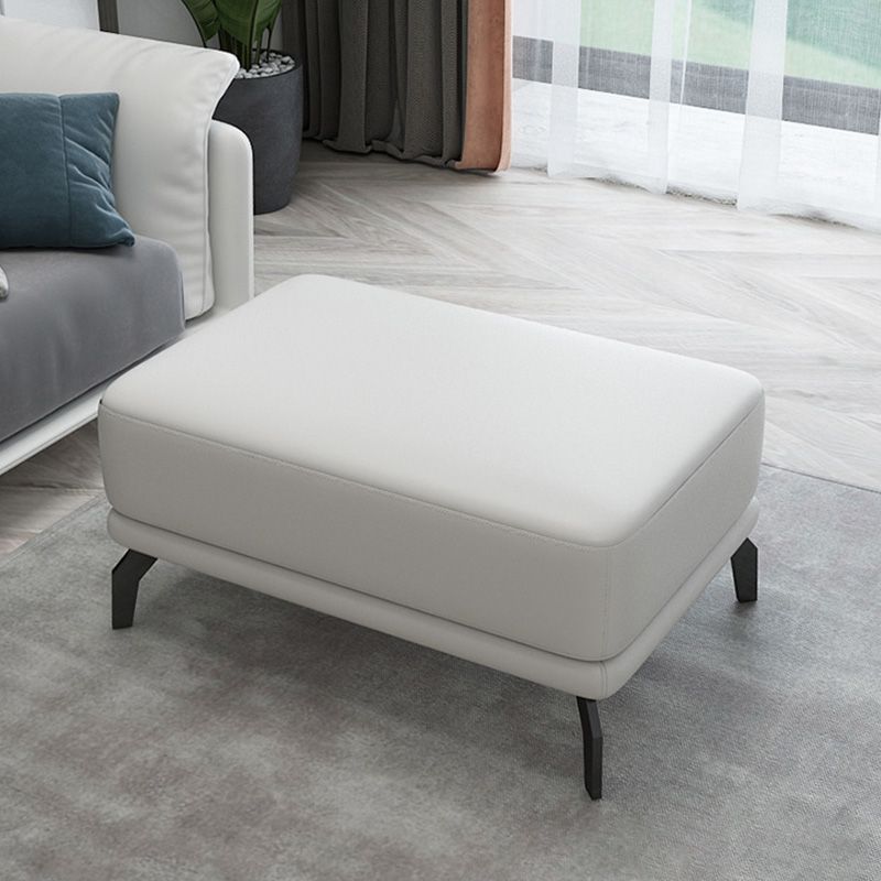 Rectangle Footstools Genuine Leather 23.4 Inch Width Standard Foot Stool Clearhalo 'furn' 'furn_ottomans_poufs' 'Furniture' 'Living Room Furniture' 'Ottomans & Poufs' 'ottomans_poufs' 1200x1200_1a1d1547-afa1-4399-ab2c-948edfd50425
