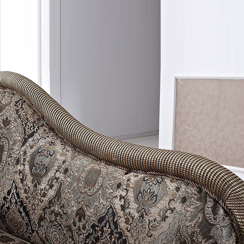 Traditional One Armed Wooden Chaise Flared Arms for Living Room Clearhalo 'Chairs & Seating' 'Chaise Lounge' 'chaise_lounge' 'furn' 'furn_chaise_lounge' 'Furniture' 'Living Room Furniture' 1200x1200_1a1de446-fd5e-4086-9968-b7697bcb1ed5