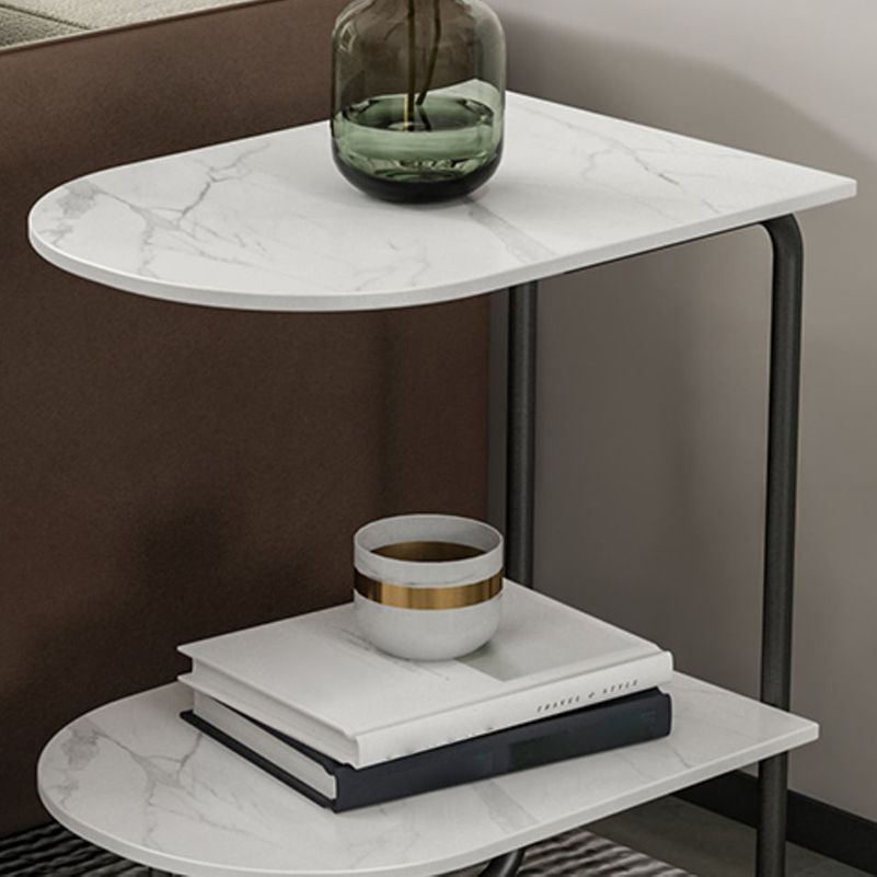 Classic Glam Night Table Open Storage Bedside Cabinet for Bedroom Clearhalo 'Bedroom Furniture' 'furn' 'furn_night_stand' 'Furniture' 'night_stand' 'Nightstands' 1200x1200_1a1e3e68-6faa-45e3-bae8-582e3a880fcd