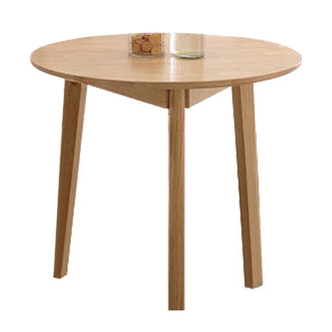 Modern Rubber Wood Dinette Set 1/2/4/5/7 Pieces Round Beige Dining Table Set Clearhalo 'Dining Room Sets' 'Dining Tables & Seating' 'dining_room_set' 'furn' 'furn_dining_room_set' 'Furniture' 'furniture_dining_room_set' 'Kitchen & Dining Furniture' 1200x1200_1a1f27e9-bd77-4f3f-b8b8-7e3cfe61be0a