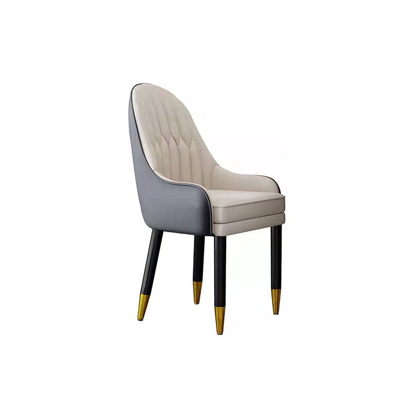 Contemporary Marble Dining Set 1/2/4/5 Pieces Round Dining Table Set with Padded Chairs Clearhalo 'Dining Room Sets' 'Dining Tables & Seating' 'dining_room_set' 'furn' 'furn_dining_room_set' 'Furniture' 'Kitchen & Dining Furniture' 1200x1200_1a1f5050-b58f-4600-92fc-0d866b896212