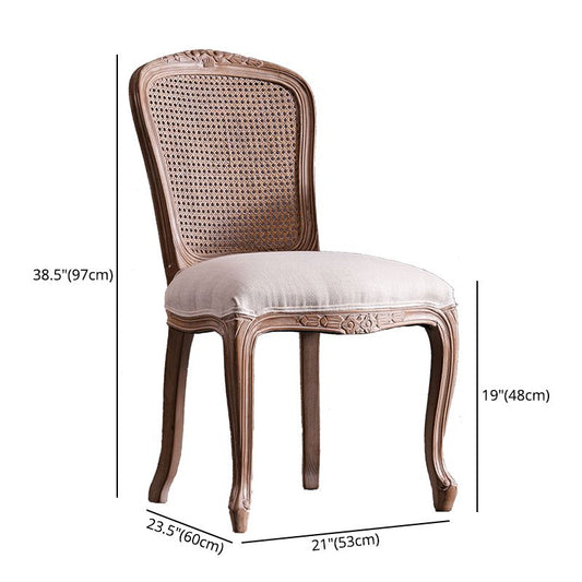 Solid Wood Country Style Dining Room Chairs Matte Finish Cane Back Dining Chairs Clearhalo ' kitchen&dining_furn' 'Dining Chairs' 'Dining Tables & Seating' 'dining_chair' 'furn' 'furn_dining_chair' 'Furniture' 'furniture_dining_chair' 'Kitchen & Dining Furniture' 'kitchen' 1200x1200_1a20892d-d207-4db9-8201-d8c4625bc4f9