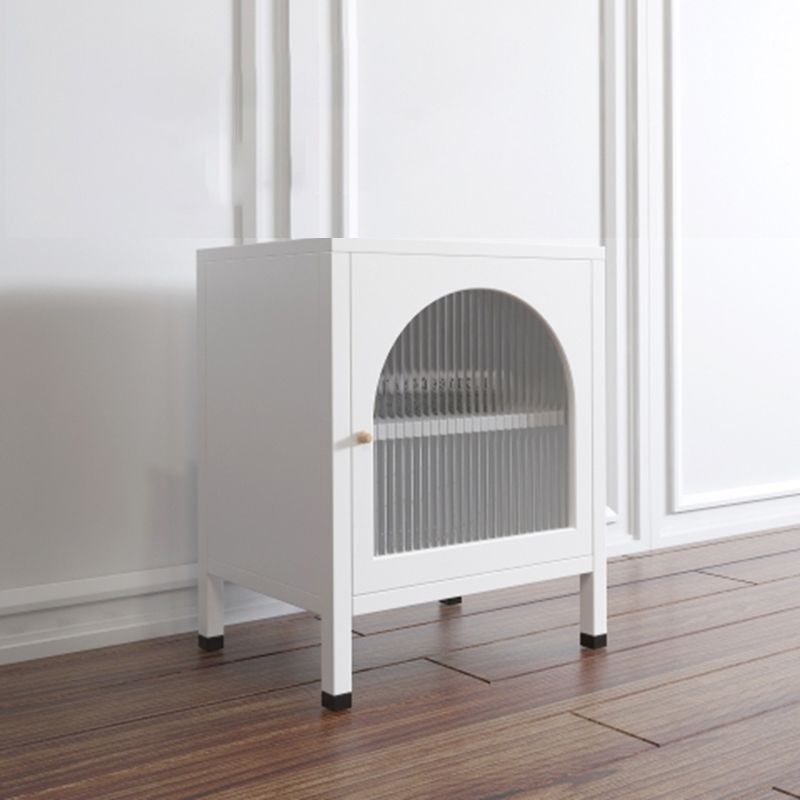 Porta rosa metallica/bianco/blu/giallo/nero quadrato/comodino della porta rotonda