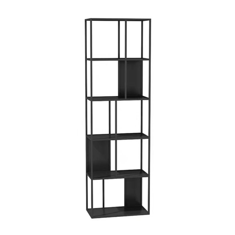 Open Metal Bookcase Industrial Rectangular Shelf for study room Clearhalo 'Bookcases' 'Furniture' 'furniture_bookcases' 'kitchen' 'kitchen_bookcases' 'Living Room Furniture' 'Office Furniture' 1200x1200_1a22936f-0d9d-44f1-9f55-de98fae66352
