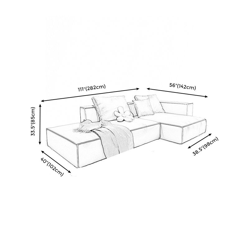 Genuine Leather Pillowed Back Cushions Sofa and Sectional with Wear Resistant Clearhalo 'furn' 'furn_sectionals' 'Furniture' 'furniture_sectionals' 'Living Room Furniture' 'Sectionals' 1200x1200_1a235862-76c5-43fb-805b-628eaf2cf529