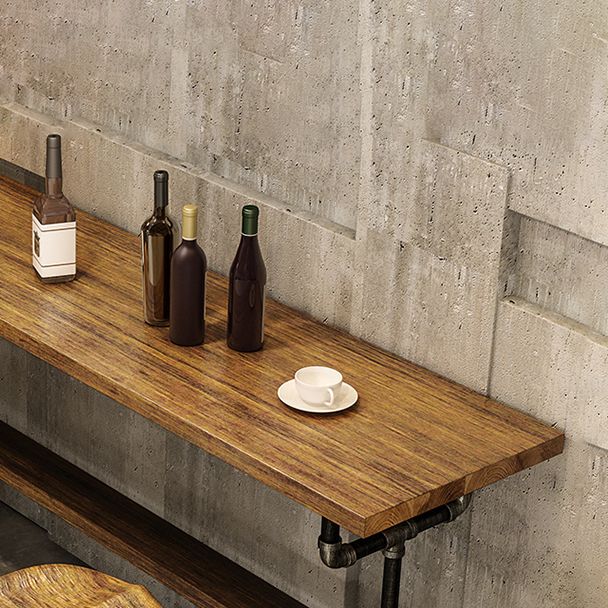 Tavolino da pub di rettangolo con coffee in legno in legno in legno in legno in legno in legno